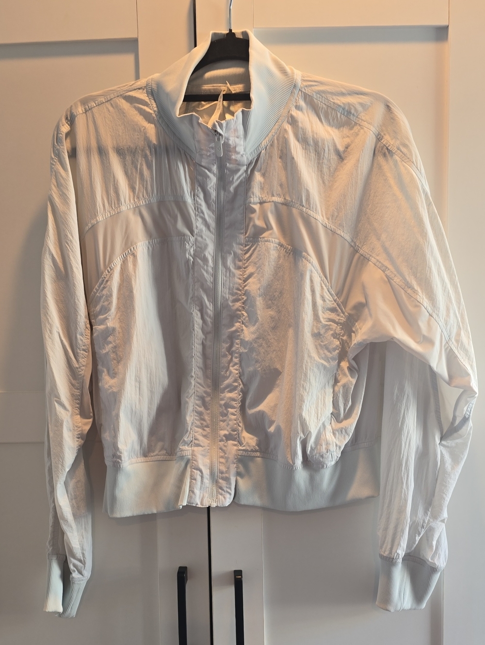 lululemon athletica White Lightweight Bomber Jacket